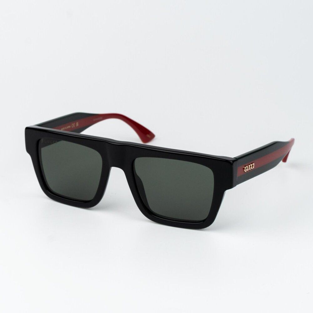 Gucci Men Sunglasses Black Grey Square GG1868S 001 NEW AUTHENTIC